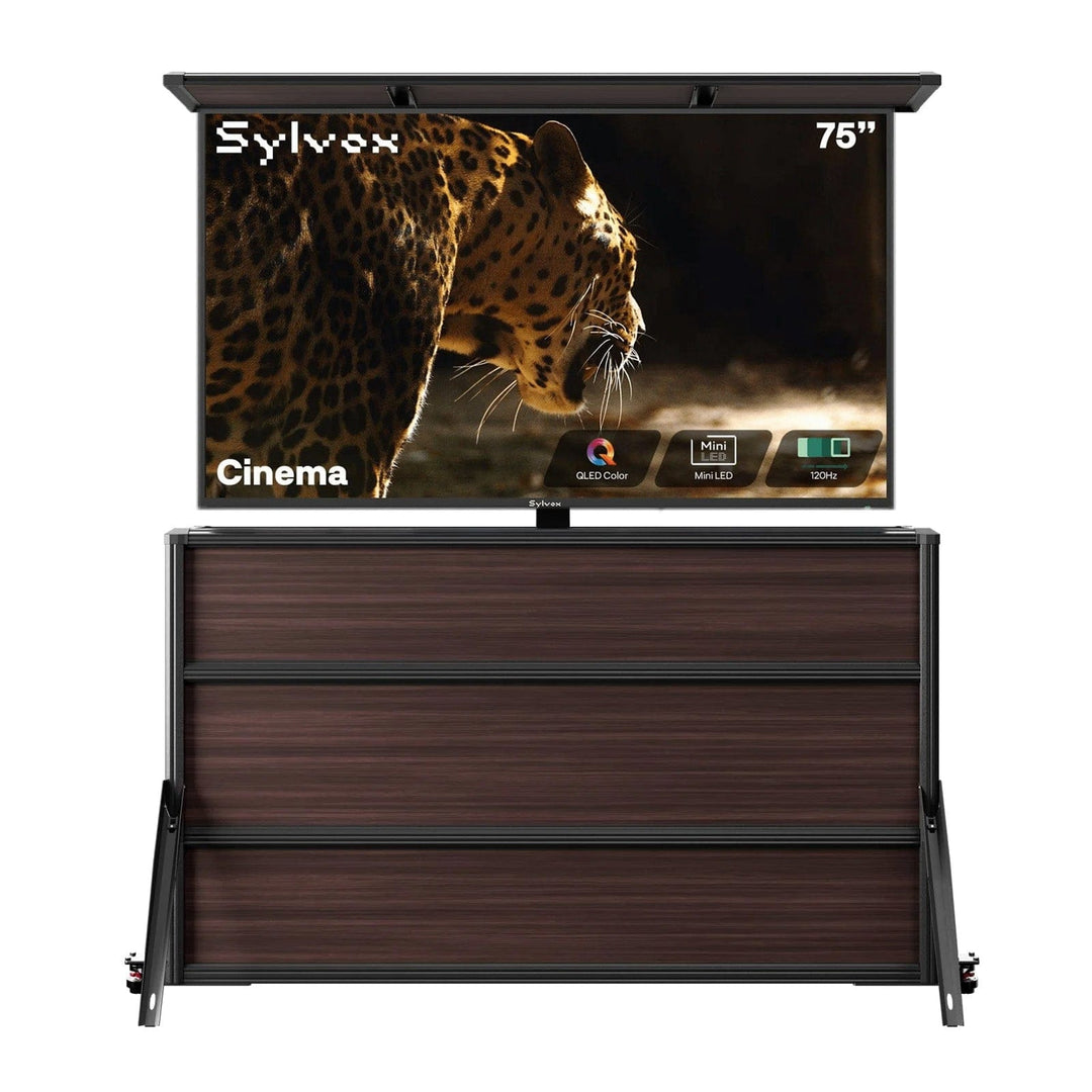 75 Zoll TV-Schrank + Cinema Outdoor-TV (Volle Sonne)