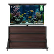 75 Zoll TV-Schrank + Frameless Outdoor-TV (Halbschatten)