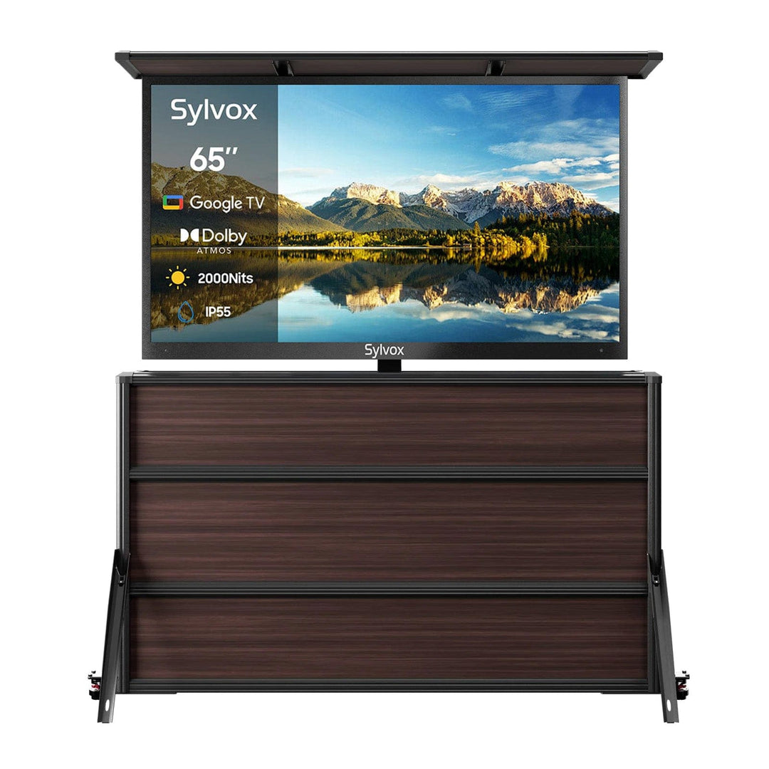 65 Zoll TV-Schrank + Pool Pro 3.0 Outdoor-TV (Volle Sonne)