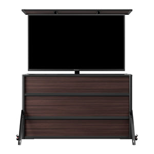 Luxus Outdoor TV Schrank 75 Zoll | Elektrischer Lift versenkbar | Wetterfeste TV-Lösung für Außen