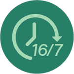 Zuverlässiger 16/7-Dauerbetrieb