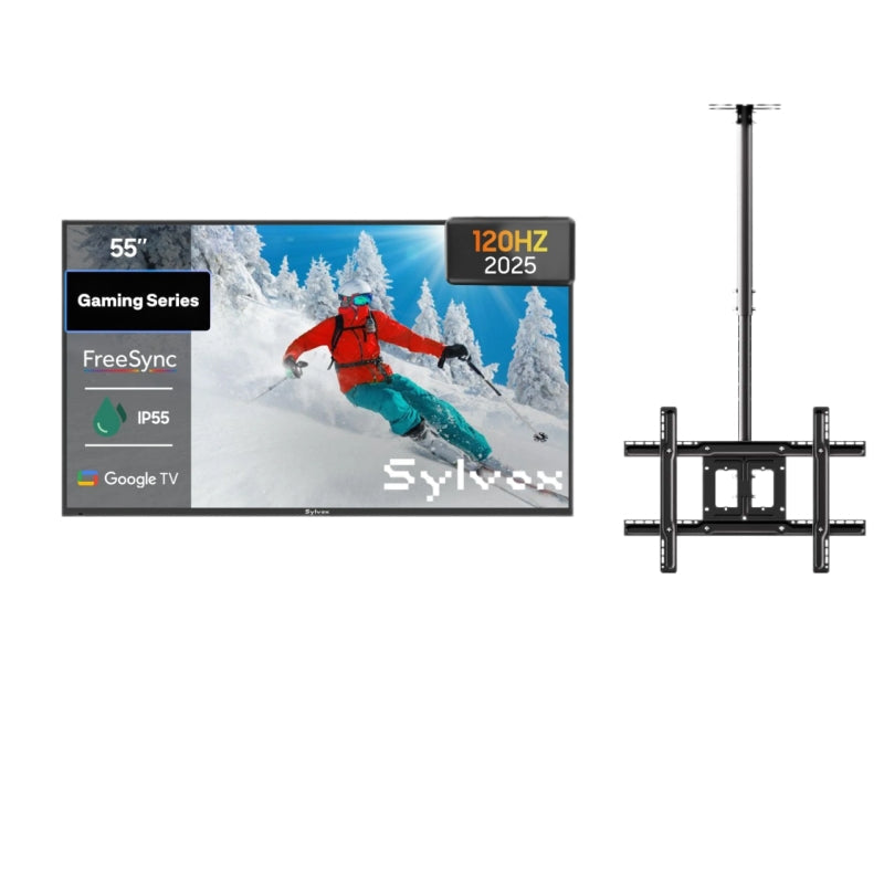 55 Zoll Gaming Outdoor TV (120 Hz) Wetterfest 4K Smart TV - Gaming Serie