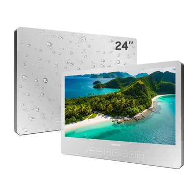 24 Zoll Badspiegel TV Wandmontage | Wasserdichter Smart Mirror TV