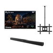 55 Zoll QLED 120 Hz Outdoor Fernseher (Tageslichttauglich) Wetterfest 4K Smart TV - Cinema Serie