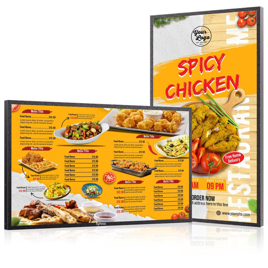 43" Outdoor Display | Wetterfest & High-Brightness | Digitale Menüboards