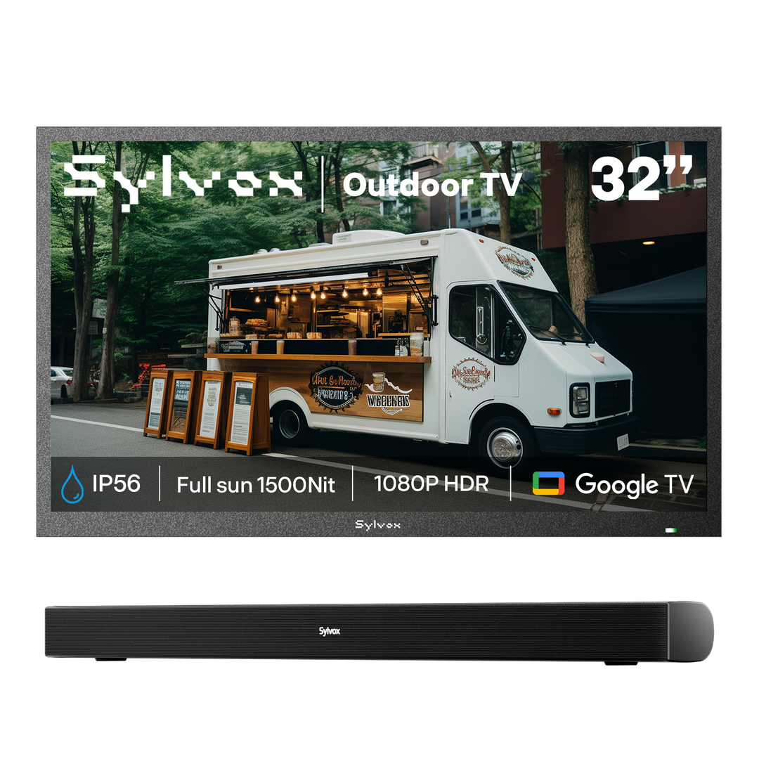 32 Zoll Outdoor Fernseher (Wetterfest) 4K Smart TV - Pool SE Serie