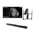 65 Zoll Heimkino Outdoor Fernseher (Ultra Hell) Wetterfest 4K Smart TV - Cinema Pro Serie
