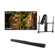 65 Zoll QLED 120 Hz Outdoor Fernseher (Tageslichttauglich) Wetterfest 4K Smart TV - Cinema Serie