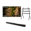 65 Zoll QLED 120 Hz Outdoor Fernseher (Tageslichttauglich) Wetterfest 4K Smart TV - Cinema Serie