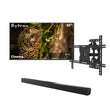 65 Zoll QLED 120 Hz Outdoor Fernseher (Tageslichttauglich) Wetterfest 4K Smart TV - Cinema Serie