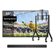 55 Zoll Gaming Outdoor TV (120 Hz) Wetterfest 4K Smart TV - Gaming Serie