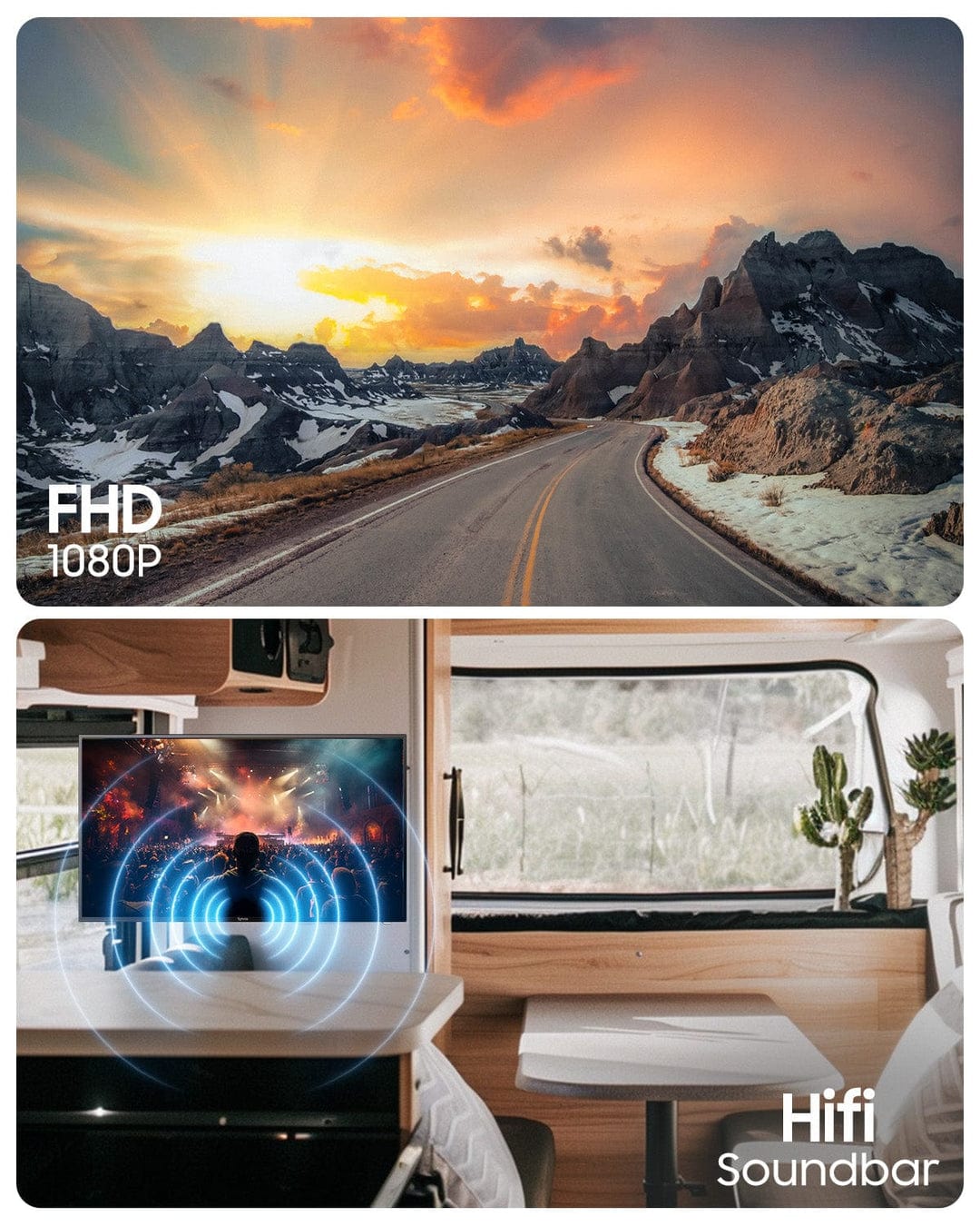 40 Zoll 12V LKW Fernseher für große Kabinen - Vehicle Serie