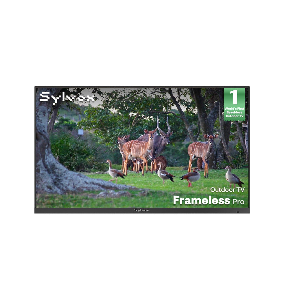65 Zoll Outdoor Fernseher – 4K Smart TV, ultradünner Rahmen – Frameless Pro Serie