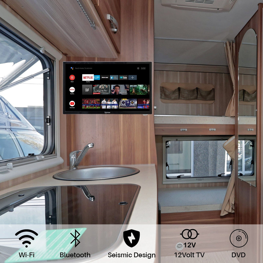 27 Zoll 12V Fernseher für Wohnwagen & Camping - Trailer Serie