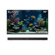 75 Zoll Outdoor Fernseher – 4K Smart TV, ultradünner Rahmen – Frameless Serie