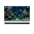 75 Zoll Outdoor Fernseher – 4K Smart TV, ultradünner Rahmen – Frameless Serie
