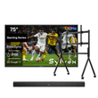 75 Zoll Gaming Outdoor TV (120 Hz) Wetterfest 4K Smart TV - Gaming Serie