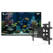 75 Zoll Outdoor Fernseher – 4K Smart TV, ultradünner Rahmen – Frameless Serie
