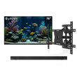 75 Zoll Outdoor Fernseher – 4K Smart TV, ultradünner Rahmen – Frameless Serie