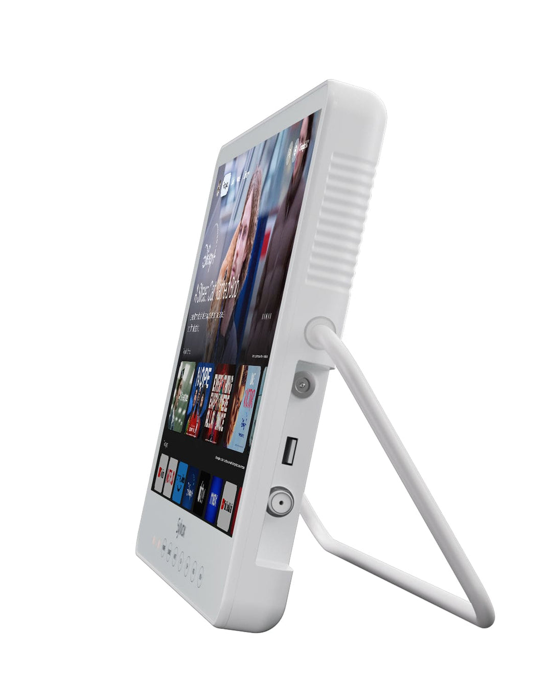 Sylvox 15,6 Zoll Akku TV | Kleiner Tragbarer Fernseher für Camping