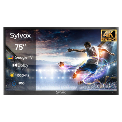 75 Zoll Outdoor Fernseher (Wetterfest) 4K Smart TV - Deck Pro 2.0 Serie