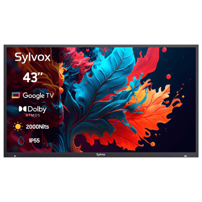 43 Zoll QLED Outdoor Fernseher für Pool (Wetterfest) - Pool Pro 2.0 QLED Serie