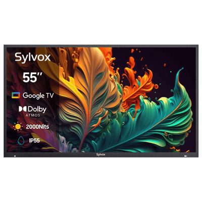 55 Zoll QLED Outdoor Fernseher für Pool (Wetterfest) - Pool Pro 2.0 QLED Serie