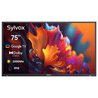 75 Zoll QLED Outdoor Fernseher für Pool (Wetterfest) - Pool Pro 2.0 QLED Serie