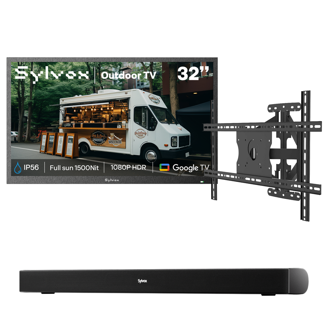 32 Zoll Outdoor Fernseher (Wetterfest) 4K Smart TV - Pool SE Serie