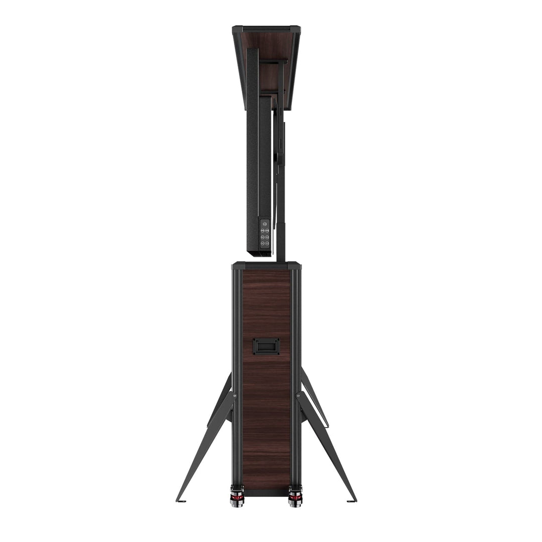 Luxus Outdoor TV Schrank 75 Zoll | Elektrischer Lift versenkbar | Wetterfeste TV-Lösung für Außen