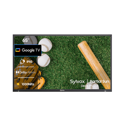 65 Zoll Outdoor Fernseher (Wetterfest) 4K Smart TV - Deck Pro 2.0 Serie
