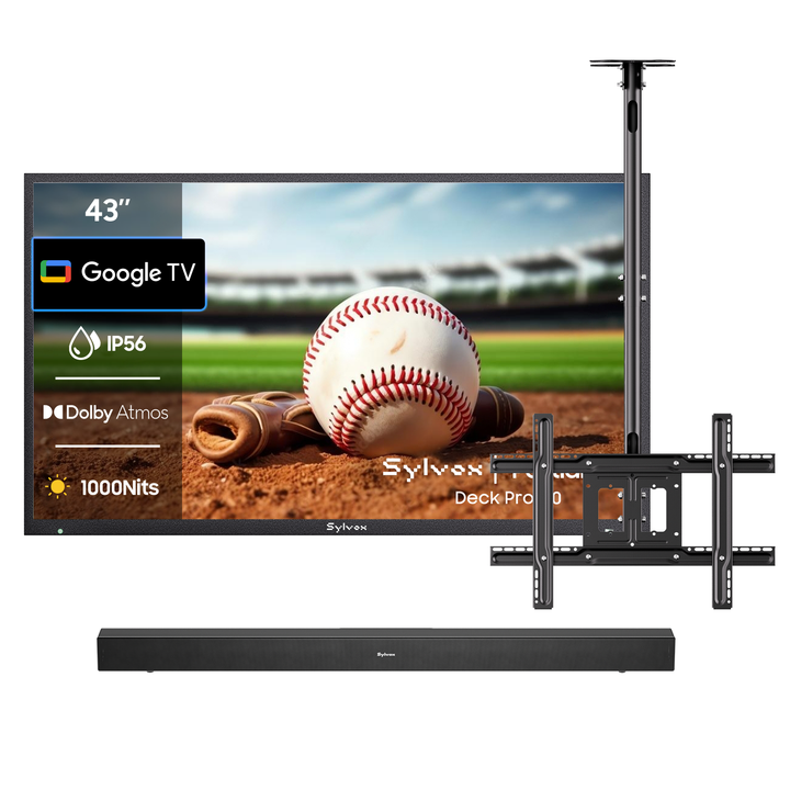 43 Zoll Outdoor Fernseher (Wetterfest) 4K Smart TV - Deck Pro 3.0 Serie