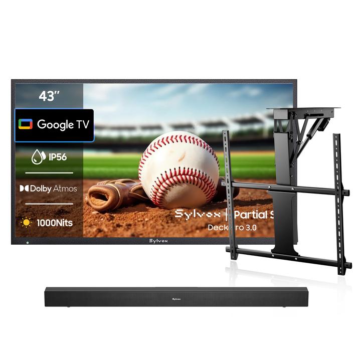 43 Zoll Outdoor Fernseher (Wetterfest) 4K Smart TV - Deck Pro 3.0 Serie