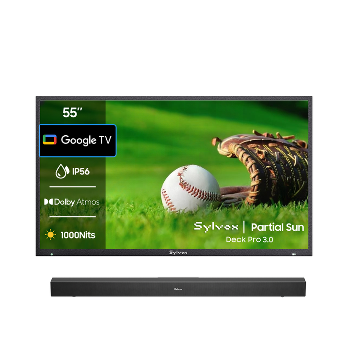 55 Zoll Outdoor Fernseher (Wetterfest) 4K Smart TV - Deck Pro 3.0 Serie