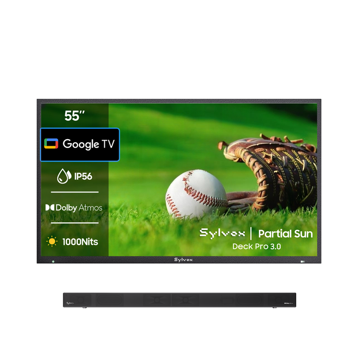 55 Zoll Outdoor Fernseher (Wetterfest) 4K Smart TV - Deck Pro 3.0 Serie