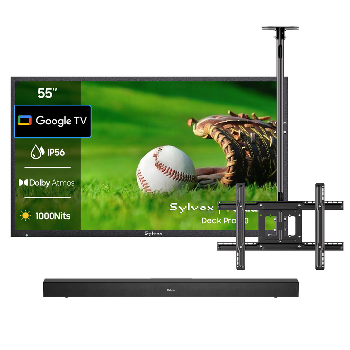 55 Zoll Outdoor Fernseher (Wetterfest) 4K Smart TV - Deck Pro 3.0 Serie