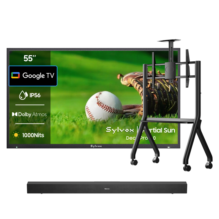 55 Zoll Outdoor Fernseher (Wetterfest) 4K Smart TV - Deck Pro 3.0 Serie