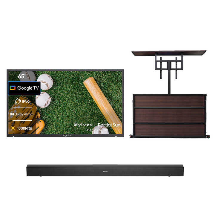 65 Zoll Outdoor Fernseher (Wetterfest) 4K Smart TV - Deck Pro 2.0 Serie