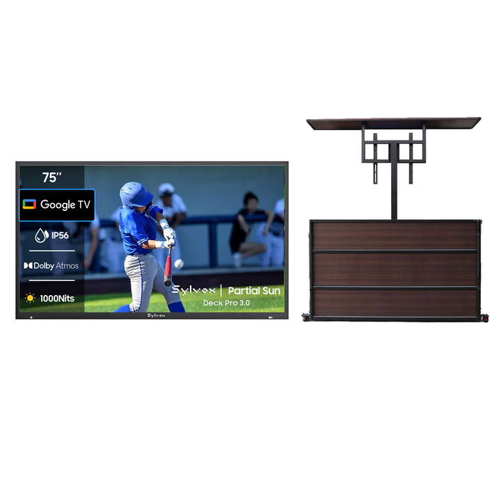 75 Zoll Outdoor Fernseher (Wetterfest) 4K Smart TV - Deck Pro 2.0 Serie