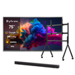 75 Zoll QLED Outdoor Fernseher - Wetterfest 4K Smart TV - Deck Pro 2.0 QLED Serie