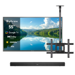 55 Zoll Outdoor TV (Wetterfest) 4K Smart TV - Pool Pro 2.0 Serie