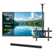 55 Zoll Outdoor TV (Wetterfest) 4K Smart TV - Pool Pro 2.0 Serie
