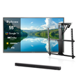 55 Zoll Outdoor TV (Wetterfest) 4K Smart TV - Pool Pro 2.0 Serie