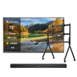 75 Zoll Outdoor TV (Wetterfest) 4K Smart TV - Pool Pro 3.0 Serie