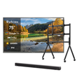 75 Zoll Outdoor TV (Wetterfest) 4K Smart TV - Pool Pro 3.0 Serie