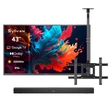 43 Zoll QLED Outdoor Fernseher für Pool (Wetterfest) - Pool Pro 2.0 QLED Serie