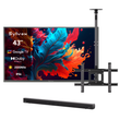 43 Zoll QLED Outdoor Fernseher für Pool (Wetterfest) - Pool Pro 2.0 QLED Serie