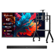 43 Zoll QLED Outdoor Fernseher für Pool (Wetterfest) - Pool Pro 2.0 QLED Serie