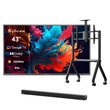 43 Zoll QLED Outdoor Fernseher für Pool (Wetterfest) - Pool Pro 2.0 QLED Serie