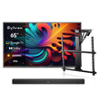 65 Zoll QLED Outdoor Fernseher für Pool (Wetterfest) - Pool Pro 2.0 QLED Serie